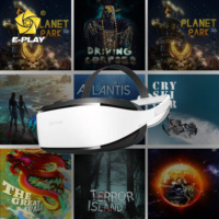 Casque VR Commercial EPlay DPVR E3S pour Intérieur avec Optique d'Écran Métallique de Haute Qualité et Contrôleur pour Centres Commerciaux et Aéroports