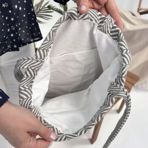 Organic Cotton Custom Women's <b>Summer</b> Spring Embroidery Open Tote <b>Bag</b> for Travel Beach Shopping Portable Shoulder Daily Use - Product Image 6
