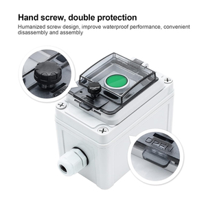 IP67 Waterproof <strong>Button</strong> Switch <strong>Box</strong> ABS Plastic OEM Electric Start Stop Control <strong>Push</strong> <strong>Button</strong> Switches <strong>Box</strong> - Product Image 5
