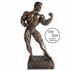 Grade de musculation en résine de Poly, meubles musculaire, tasse de Sculpture pour hommes