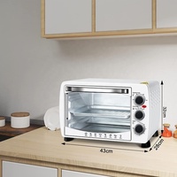 Four électrique multifonction 30L pour pizzas, fruits, barbecue, grille-pain, mini cuisinière avec 2 plaques chauffantes