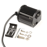 Lampe de travail LED à lentille 4D de 4 pouces 18W pour moto, tracteur, bateau, tout-terrain, 4x4, camion, SUV, VTT, accessoires de voiture