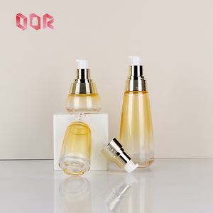 Nuevo Envase de Vidrio Degradado Amarillo 2025 con Gotero, Logotipo Personalizado OEM para Cosméticos, Aceites Esenciales y Cuidado de la Piel - Product Image 2