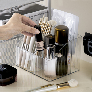 กล่องจัดระเบียบลิ้นชักปรับได้สวยงาม กล่องเก็บของบนโต๊ะทำงานแบบกำหนดเองได้ พร้อมตัวแบ่งช่องสำหรับจัดระเบียบสำนักงานและโต๊ะเครื่องแป้ง - Product Image 3