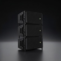 Système de sonorisation actif Line Array 30A, deux enceintes actives de 10 pouces, 8 ohms, 1100W, 2200W en crête
