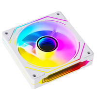 Ventilador de Refrigeración para Caja de PC XINMAI de 120 mm, PWM ARGB, 5 V, 3 Pines, RGB Direccionable, Rodamiento Hidráulico, Silencioso, para Chasis de Ordenador, OEM ODM