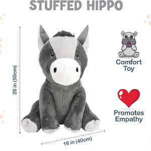 دمية حمار محشوة جديدة لعام 2025، لعبة حمار محشوة ثقيلة الوزن، هدايا عيد الفصح للأولاد والبنات والأطفال - Product Image 6