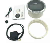 Compteur de vitesse GPS numérique réglable, rétro-éclairage Multiple, odomètre de pignon de moto, kilométrage compteur de voyage