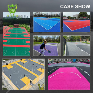 Piastrelle per Pavimenti Sportivi Modulari a Doppio Strato in PP, Pavimentazione Sospesa per Campi da Basket e Futsal - Product Image 5