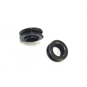 DICKIES Occhiello Metallico 28*15.5 MM in Ottone Nichel-Free, con Bordo Arrotolato Più Pesante e Duro, Colori Placcati, 6 Punte, Guarnizione, Diametro Occhiello 15 MM - Product Image 3