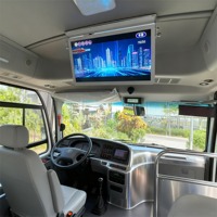 Moniteur LCD rabattable OSK QZ-2151 12V/24V 21.5 pouces avec télécommande entrée AV/HD-MI pour affichage de toit de bus