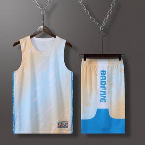 2023 Hot Bán Mùa Hè Người Đàn Ông Của Bóng Rổ Bộ Dụng Cụ <span class=keywords><strong>Jersey</strong></span> Thiết Lập Đội Câu Lạc Bộ Bóng Rổ Mặc In Số Bóng Rổ Đồng Phục - Product Image 4