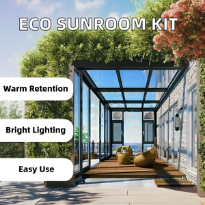 <span class=keywords><strong>Solarium</strong></span> quatre saisons en aluminium sur pied avec véranda en verre pour les solariums <span class=keywords><strong>de</strong></span> cour et les maisons en verre - Product Image 2