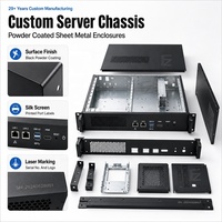 Fabricant de châssis de serveur GPU de précision en tôle découpée au laser, boîtier rackable 2U 4U 6U pour centre de données