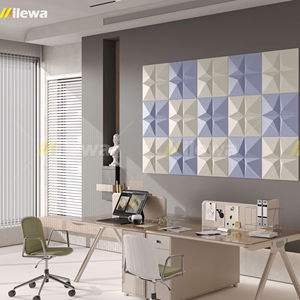 ฝาครอบกันเสียงอะคูสติกขนาดใหญ่ประดับ3D อะคูสติกสี่เหลี่ยมสำหรับสตูดิโอ - Product Image 1