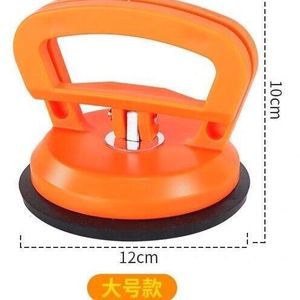 Handle Type Manual Suction <b>Cup</b> <b>Large</b> Black Orange For Bathroom Kitchen Renovation DIY Tool - Product Image 2