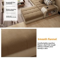 Canapé d'angle en tissu en forme de U ou en forme de L, personnalisé OEM, rembourré en tissu technique, amovible et lavable, pour salon