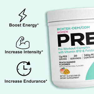 OEM cheto-Friendly Pre-allenamento in polvere Beta alanina + citrullina malato per uomini e donne nutrizione sportiva - Product Image 4