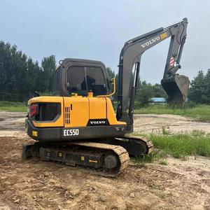 Excavadora Hidráulica Usada Volvo EC55D de 5.5 Toneladas con Motor, Cilindros HAWE, Bomba MOOG y Cucharón de Excavación - Product Image 1