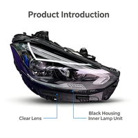 Système d'éclairage automobile LED pour Mercedes Benz Classe C 206 2022-2025 Configuration haut de gamme OE A2069065401 A2069065501