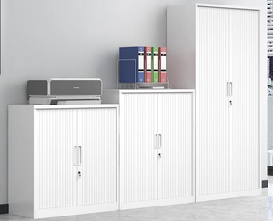 Armadio Moderno Personalizzabile con Ante Scorrevoli a Tamburo, Regolabile, per Ufficio e Officina, Prodotto in Fabbrica - Product Image 2