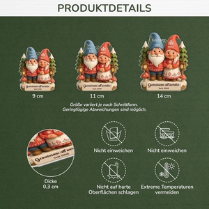 Cá nhân nhựa đồ trang trí Giáng sinh & Mặt dây chuyền cho các cặp vợ chồng trang trí cây sử dụng trong nhà (không có mô hình số) - Product Image 3