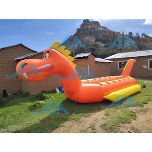 Bateau Dragon Gonflable Remorquable pour Adultes 12 Places Double Tube Bateau Dragon Meilleure Qualité Sports Aquatiques Bateau Draguant l'Eau - Product Image 4