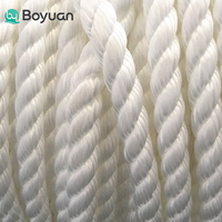 Corde d'amarrage marine en nylon 20mm 24mm 28mm, haute résistance à la traction, ligne d'amarrage PP absorbant les chocs pour bateaux, usage marin, 220m/rouleau
