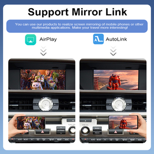 Adaptateur sans fil portable CarPlay <span class=keywords><strong>Android</strong></span> <span class=keywords><strong>Auto</strong></span> <span class=keywords><strong>USB</strong></span>/<span class=keywords><strong>Bluetooth</strong></span> AirPlay MirrorLink Lexus ES 2013-2017 Commande vocale (Siri/Google) - Product Image 3