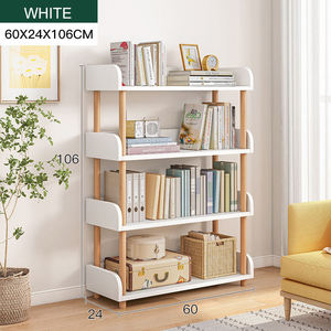 Estantería combinada para muebles de sala de estar, estantería de almacenamiento decorativa independiente, estanterías de madera de 3/4/5/6 capas - Product Image 3