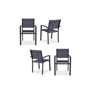 Modernes Aluminium-Klapp-Patio-Tischset Ausziehbare Esszimmer möbel für den Außenbereich für die Wohnung zu Hause für Parks Garten-Esszimmer