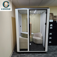 Cabine Acoustique Moderne en Aluminium 1 avec IntelliSense pour la Méditation, la Relaxation, les Hôtels et les Salons (Vente en Gros)