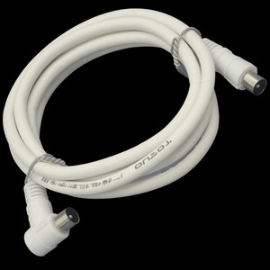 Câble de connexion TV Tongshuo 1,5 m, fil en acier plaqué cuivre blanc, utilisation pour antenne audio-vidéo - Product Image 4