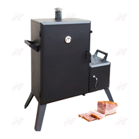 Fumeur de charbon de bois de type fendu de poisson de fumeur de traitement de viande de saucisse rouge industrielle commerciale