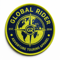 Patch de moto personnalisé brodé, emblème arrière pour gilets en jean, détails de couture robustes, finition à coudre, vente en gros, exportation