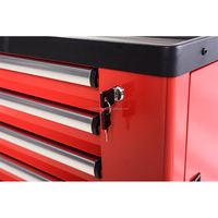Armoire à outils à roulettes en fer durable à 6 tiroirs, certifiée ISO CE, roues verrouillables, personnalisable OBM OEM, outils à main, capacité de charge 450 kg