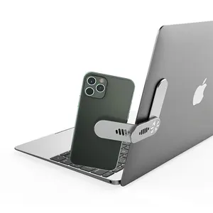 Suporte magnético de celular e laptop, suporte multifuncional da liga de alumínio para telefone e escritório
