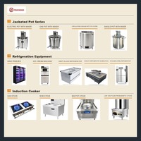 Cuisinière à gaz industrielle à 6 brûleurs, cuisinière commerciale, cuisinière à gaz en acier inoxydable robuste pour restaurant, hôtel