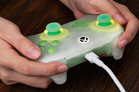 Mini controlador con cable 8BitDo Ultimate para Xbox Series RGB Lighting Hall Effect Joystick Vibration Motor con licencia oficial para