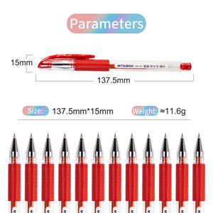 Uni-ball UM 151中性笔-0.38毫米黑色红色蓝色Uni三菱铅笔 - Product Image 2