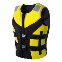 Gilet de sauvetage de sécurité en mousse EPE néoprène pour hommes et femmes adultes imprimé avec logo personnalisé Gilet marin PFD