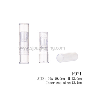 Vedere attraverso la spirale di plastica trasparente e tondo per il tubo di <span class=keywords><strong>balsamo</strong></span> per le <span class=keywords><strong>labbra</strong></span> vuoto del tubo del rossetto - Product Image 2