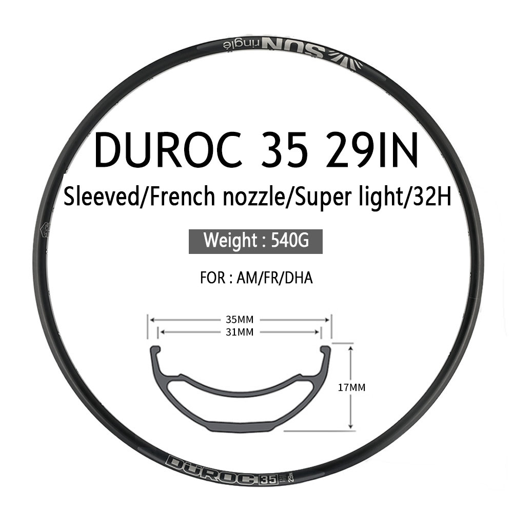 DUROC35 nero 29 pollici 32H