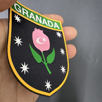 Patch 3D en tissu satiné pour maillot de football