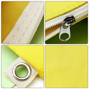 Sacs fourre-tout promotionnels en toile avec fermeture éclair, multicolores, pour maquillage, monnaie et cosmétiques, personnalisables - Product Image 3