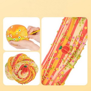 New Fruit Series Portable Strawberry Crystal Mud Gum <b>Slime</b> Toys Non-Toxic Educational Bouncing for Ages 3+ - Product Image 3