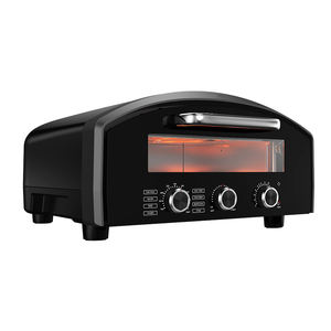 Horno de pizza eléctrico de 13 pulgadas de alta calidad, mesa automática <span class=keywords><strong>para</strong></span> hornear de 500 grados, uso doméstico con <span class=keywords><strong>piedra</strong></span> de pizza de bistec de hierro, venta al por mayor - Product Image 5