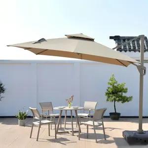 Outdoor contemporary big roman alu umbrella pool parasol for sale