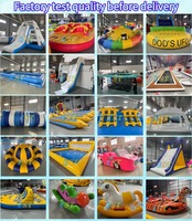 Dock gonflable au point de chute avec logo personnalisé en gros Plate-forme flottante Quai pour bateau gonflable Plate-forme flottante gonflable en EVA
