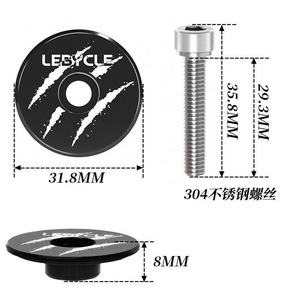IRONDONKEY aluminium VTT tige capuchon supérieur 1-1/8 "fourche couvercle supérieur 31.8*8.3mm - Product Image 3